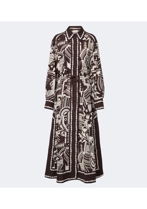 Alemais Lori printed shirt dress