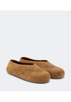 Golden Goose Tierra studded suede slip-on shoes