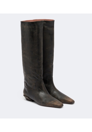 Paris Texas Bettina leather knee-high boots