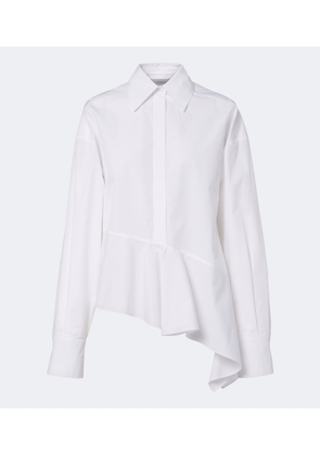 Sportmax Asymmetric cotton poplin shirt