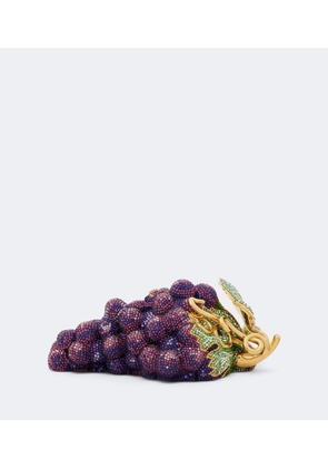 Judith Leiber Couture Grapes Concord embellished clutch