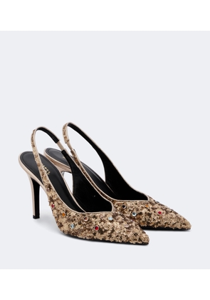 Isabel Marant Pafya embellished slingback pumps