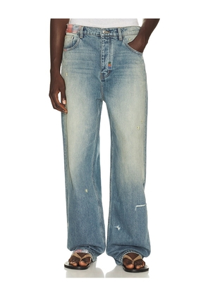 Nahmias Recess Baggy Jean in Blue. Size 30. Also in 32, 34, 36, 38.