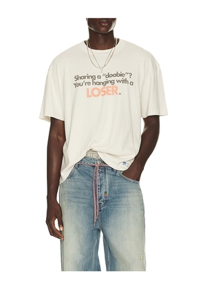 Nahmias PSA Tee in White. Size S. Also in M, L, XL/1X, XXL/2X.