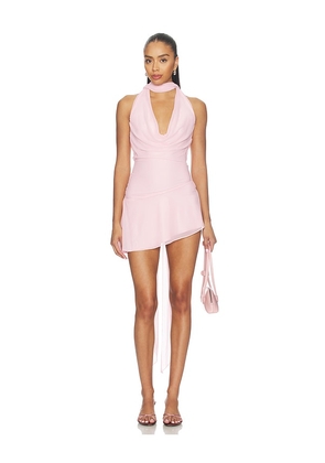 MAJORELLE Isolde Mini Dress in Pink. Size XXS. Also in XS, S, M, L, XL.