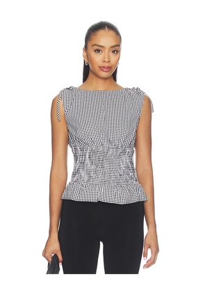 MORE TO COME Milcah Top in Black & White. Size XXS. Also in XS, S, M, L, XL.