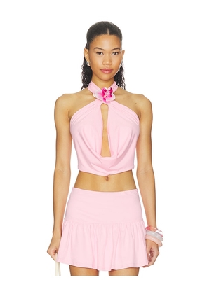MORE TO COME Lilani Top in Pink. Size XXS. Also in XS, S, M, L, XL.