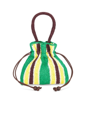 Loeffler Randall Kylie Drawstring Pouch in Multi.