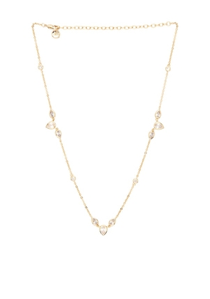 Lili Claspe Aurora Choker in Metallic Gold.