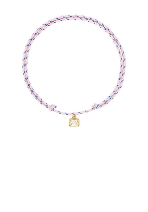 Luv AJ The Playa Paracord Necklace in Pink.