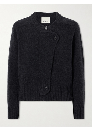 ISABEL MARANT - Murielle Wool And Cashmere-blend Zip-up Cardigan - Gray - FR 34,FR 36,FR 38,FR 40,FR 42,FR 44