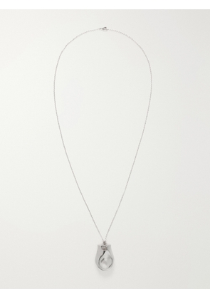 KHAITE - Keefe Palladium-coated Pendant Necklace - Silver - One size
