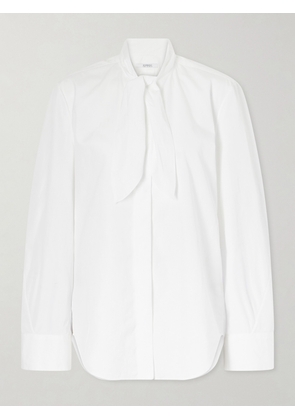 Givenchy - Tie-detailed Cotton Shirt - White - FR 34,FR 36,FR 38,FR 40,FR 42