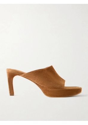 Balenciaga - Fargo Suede Mules - Brown - IT37,IT37.5,IT38,IT39,IT40