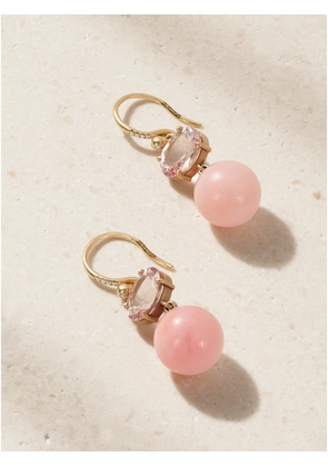 Irene Neuwirth - Gumball 18-karat Rose Gold, Morganite, Opal And Diamond Earrings - Pink - One size