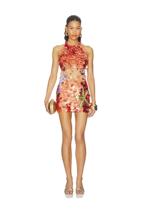 retrofete Dorothy Embroidered Dress in Multi. Size XS. Also in L, M, S, XL.