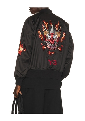 Y-3 Gfx Souv Jacket in Black. Size S. Also in M, L, XL/1X.