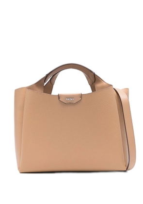 DKNY small logo-detail tote bag - Neutrals