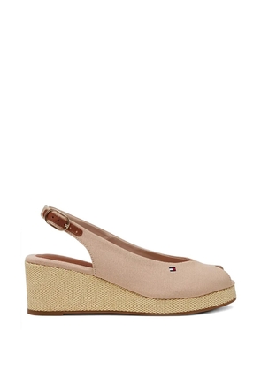 Tommy Hilfiger open-toe wedged sandals - Neutrals