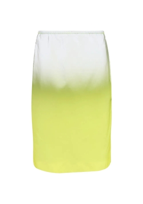 Alexander Wang ombré-effect midi skirt - Yellow