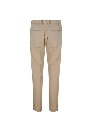 Incotex pressed-crease turned-up trousers - Neutrals