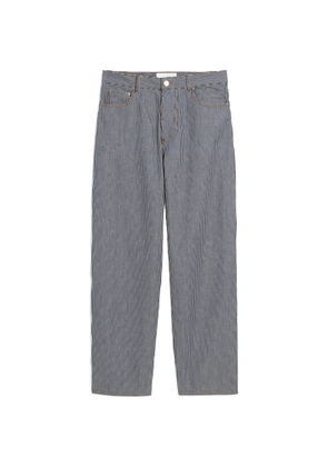 AMI Paris cotton baggy jeans - Blue