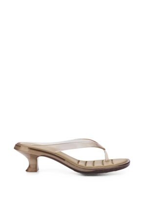 Melissa thong-strap heeled sandals - Neutrals