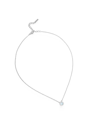 Trussardi logo-engraved necklace - Silver