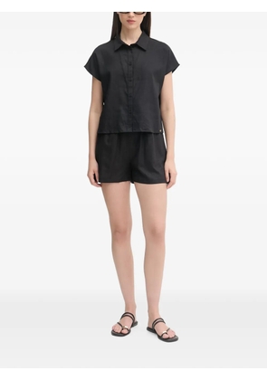Gaudi drawstring elasticated-waist shorts - Black