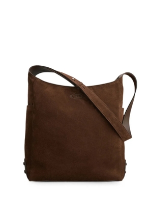 Tod's Gommino suede shoulder bag - Brown