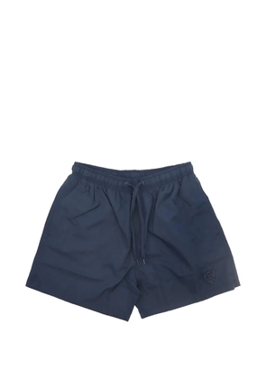 Htc Los Angeles logo-patch drawstring swim shorts - Blue