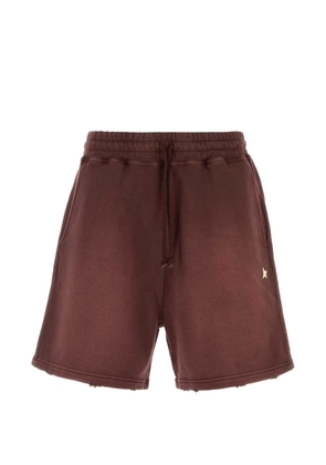 Golden Goose Star wide-leg shorts - Brown