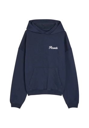 PICANTE logo-embroidered hoodie - Blue