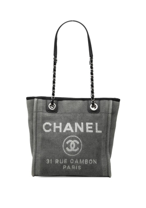 CHANEL Pre-Owned 2012 Mini Canvas Deauville tote bag - Grey
