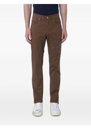 JECKERSON John patch-insert jeans - Brown