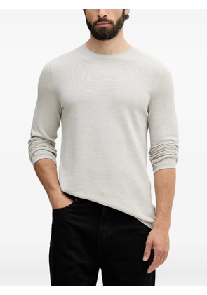Marc O'Polo waffle-knit long-sleeve sweater - Neutrals
