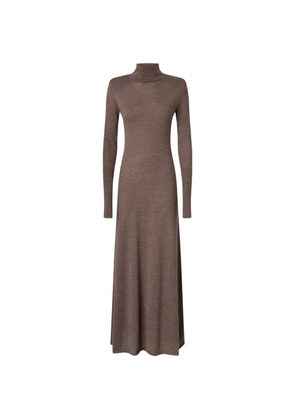 PINKO fine-knit roll-neck dress - Brown