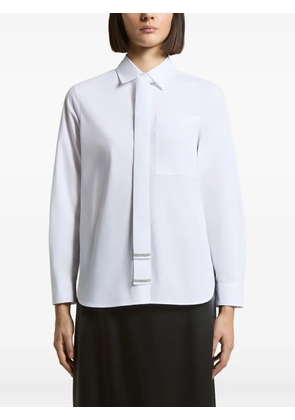 Peserico patch-pocket long-sleeved shirt - White