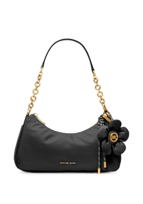 Michael Kors medium Nolita flower-charm shoulder bag - Black