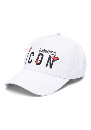 DSQUARED2 Icon baseball cap - White