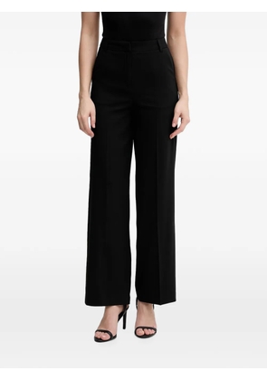 Benetton pressed-crease wide-leg trousers - Black