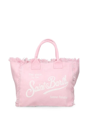 MC2 Saint Barth Vanity fringed-trim tote bag - Pink