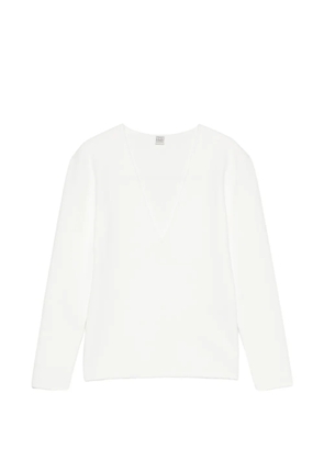 TOTEME V-neck sweater - White