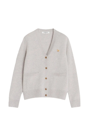 Maison Kitsuné V-neck cardigan - Grey
