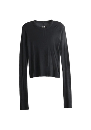 Rick Owens ribbed long-sleeve T-shirt - Black