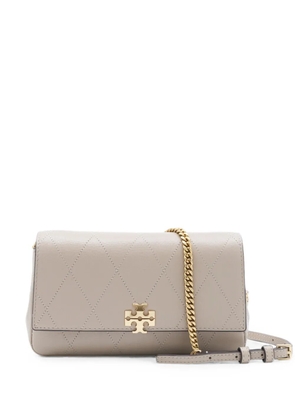 Tory Burch Charlie leather shoulder bag - Neutrals
