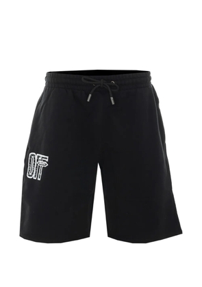 Off-White Motion Arrow cotton shorts - Black