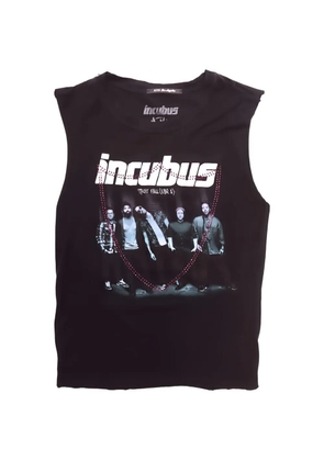 Htc Los Angeles studded graphic-print tank top - Black