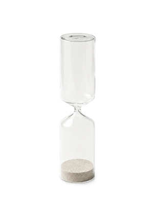 Bitossi Home glass sand timer - White