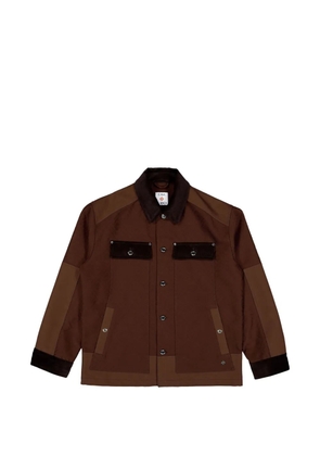 Casablanca logo-jacquard long-sleeve jacket - Brown